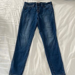 Madewell - 10 inch high rise skinny jeans
